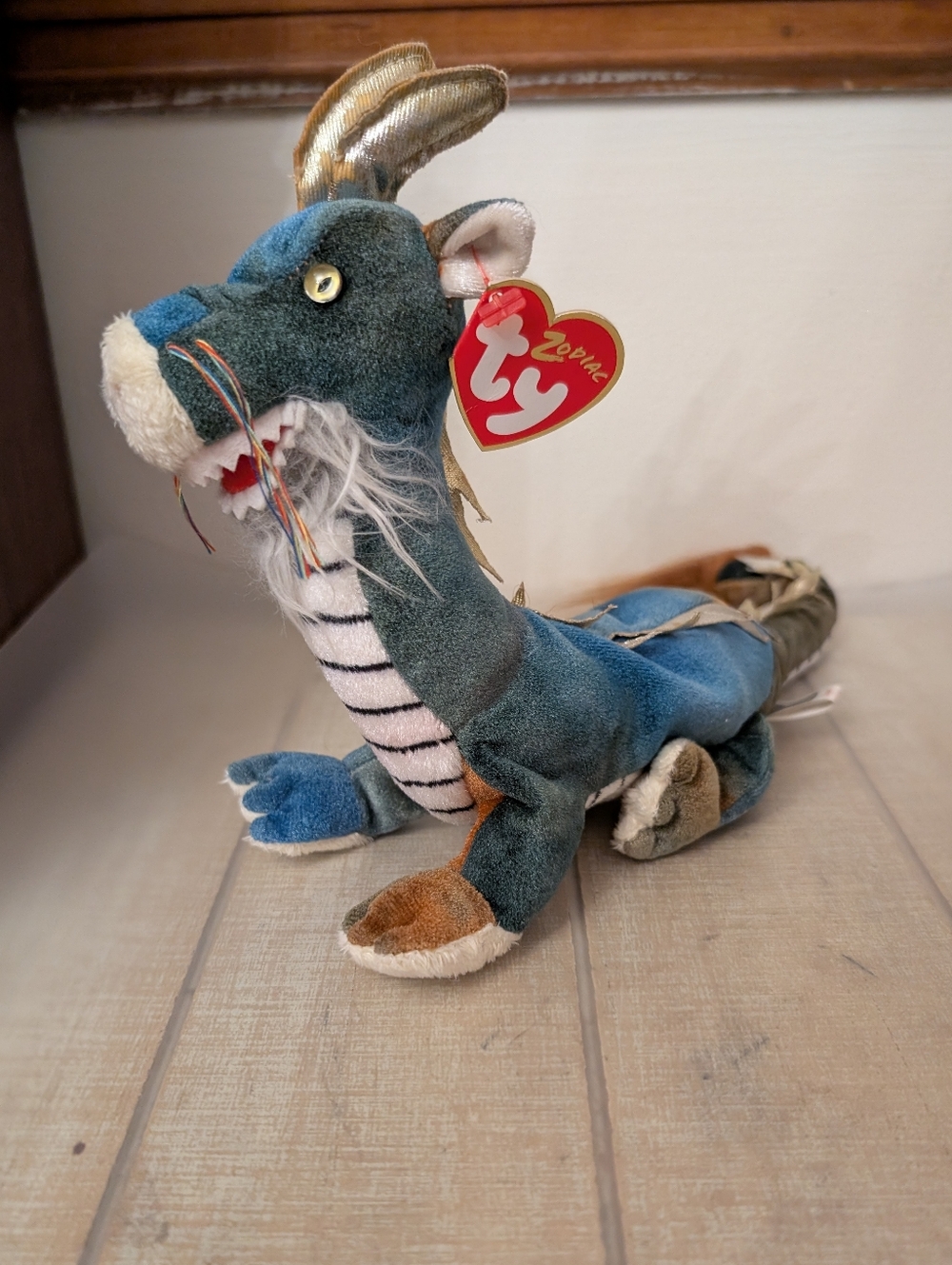 NWT! Vintage 2000 Ty Beanie Babies Zodiac Dragon